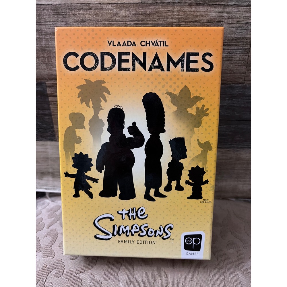 Codenames The Simpsons Family Edition Board Game The OP Games Vlaada Chvatil